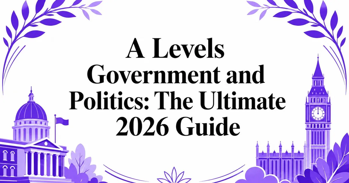 Illustration for A Levels Government and Politics: The Ultimate 2026 Guide