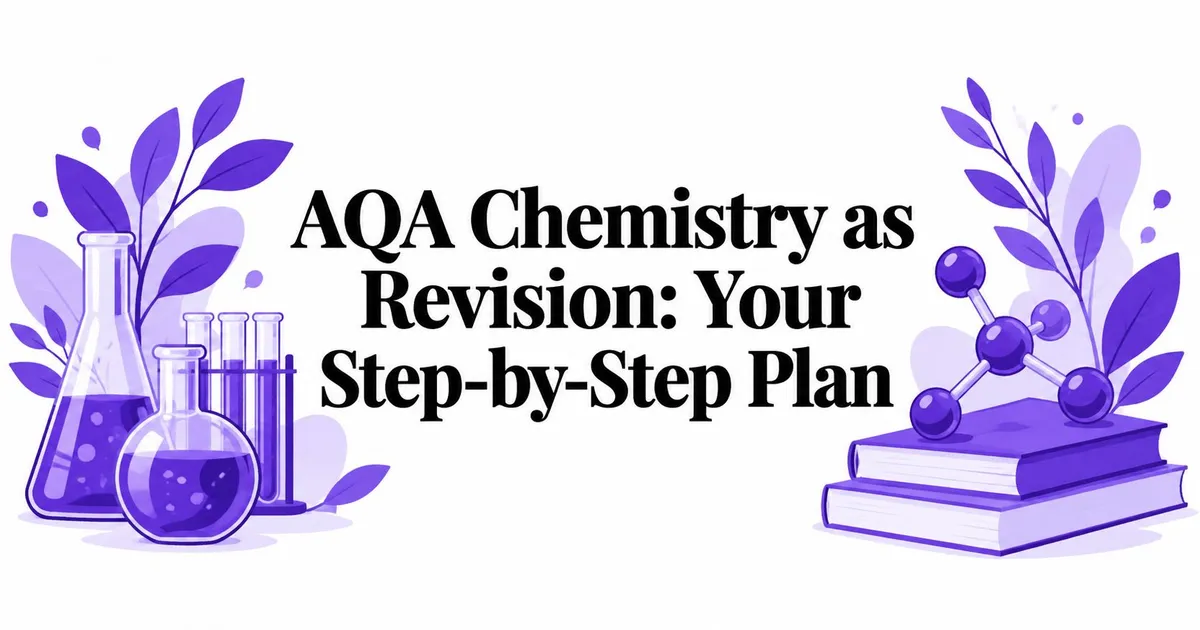 Illustration for AQA Chemistry as Revision: Your Step-by-Step Plan