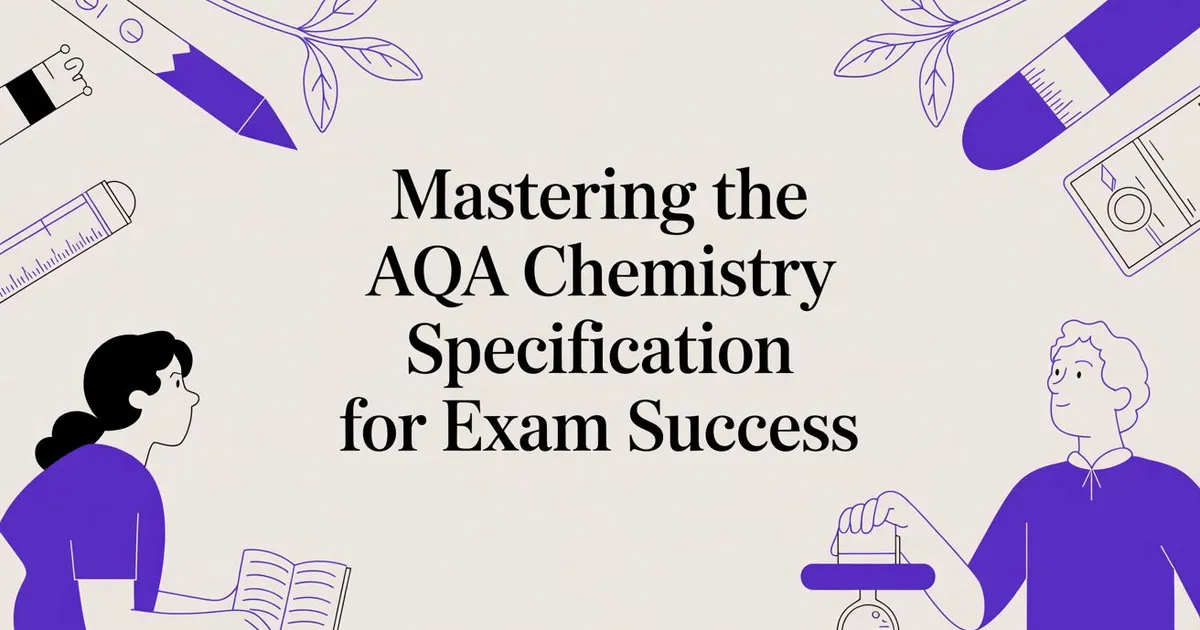 Illustration for Mastering the AQA Chemistry Specification for Exam Success