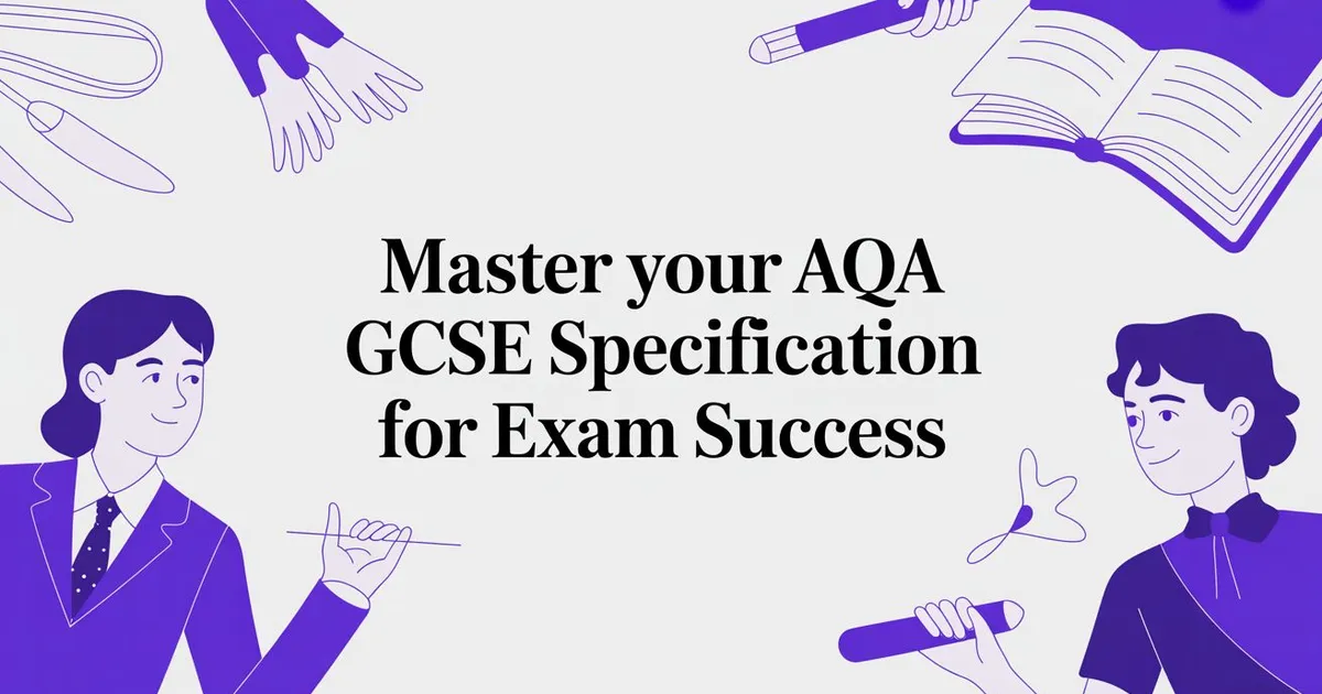 Illustration for Master Your AQA GCSE Specification for Exam Success