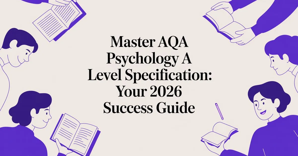 Illustration for Master the AQA Psychology A-Level Specification: Your Ultimate 2026 Success Guide