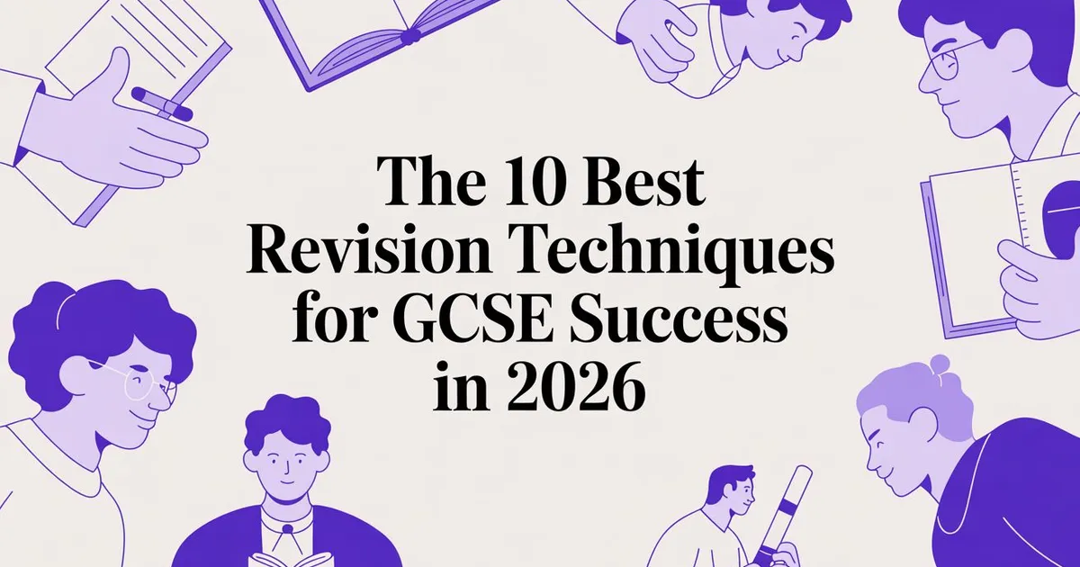Illustration for The 10 Best Revision Techniques for GCSE Success in 2026