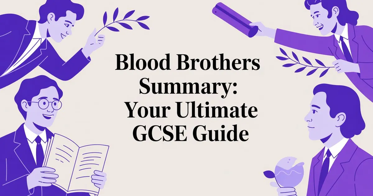 Illustration for Blood Brothers Summary: Your Ultimate GCSE Guide