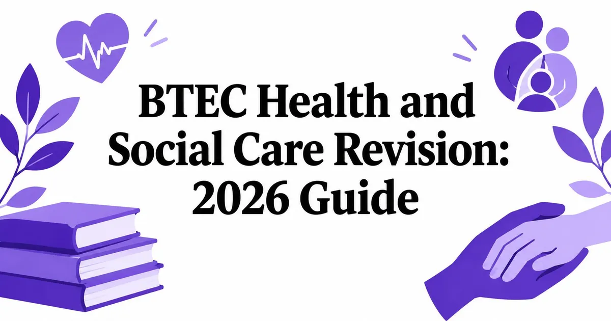 Illustration for BTEC Health and Social Care Revision: 2026 Guide