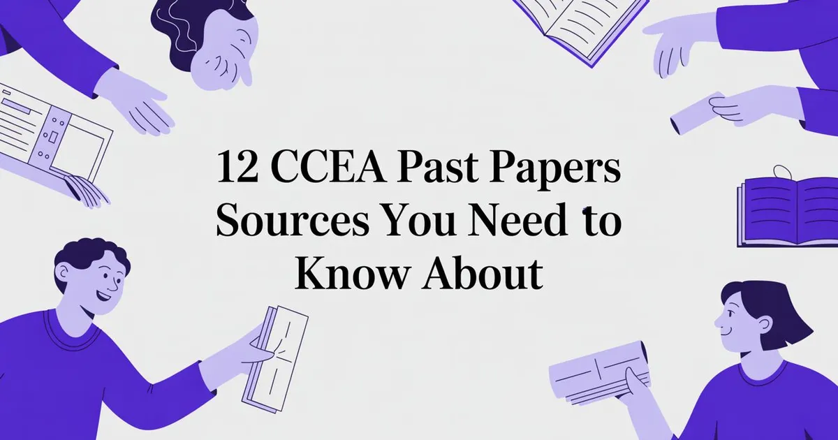 Illustration for 12 CCEA Past Papers Sources You Need to Know About