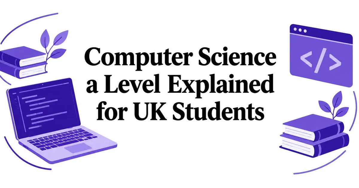 Illustration for Computer Science a Level Explained for UK Students