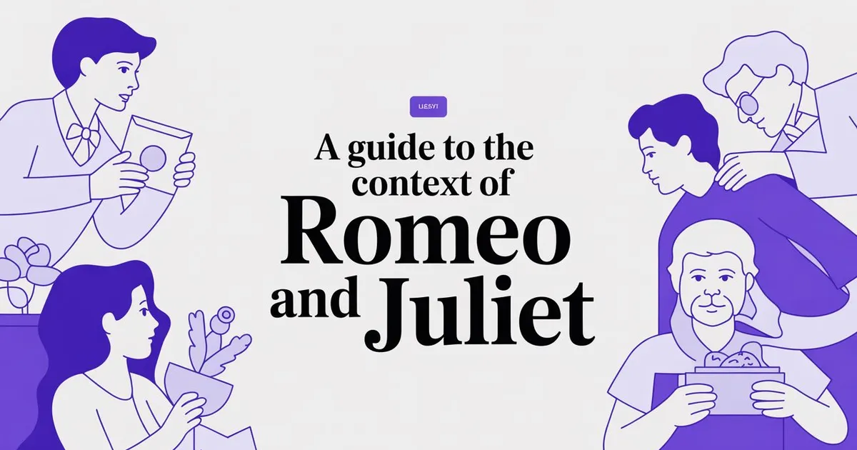 Illustration for A Guide to the Context of Romeo and Juliet