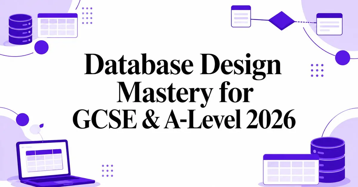 Illustration for Database Design Mastery for GCSE & A-Level 2026