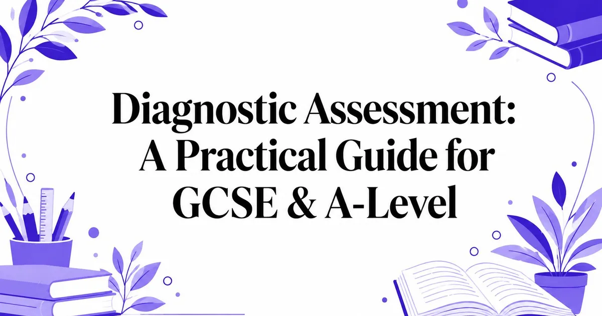 Illustration for Diagnostic Assessment: A Practical Guide for GCSE & A-Level