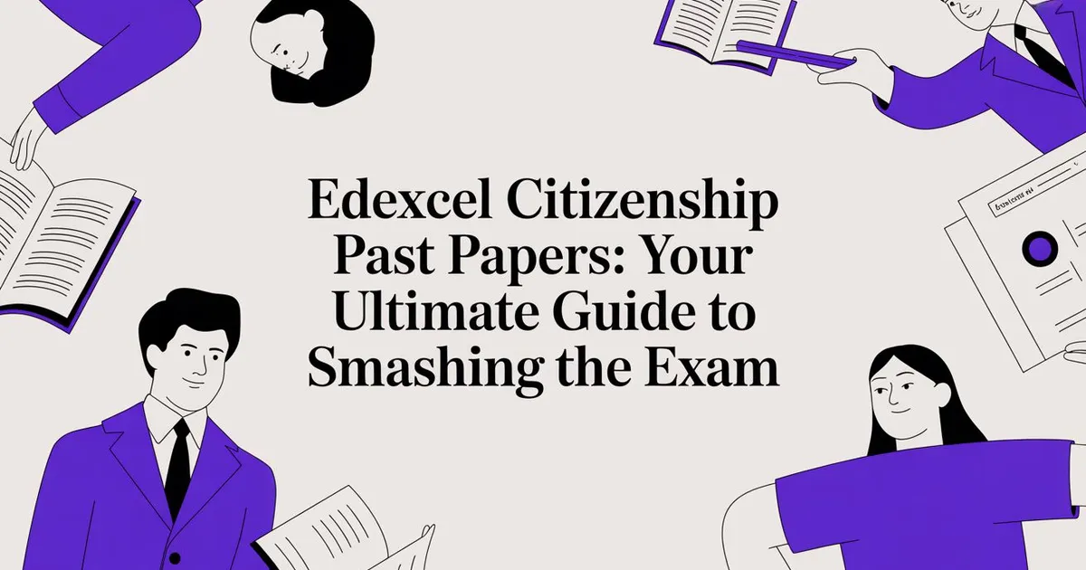 Illustration for Edexcel Citizenship Past Papers: Your Ultimate Guide to Smashing the Exam