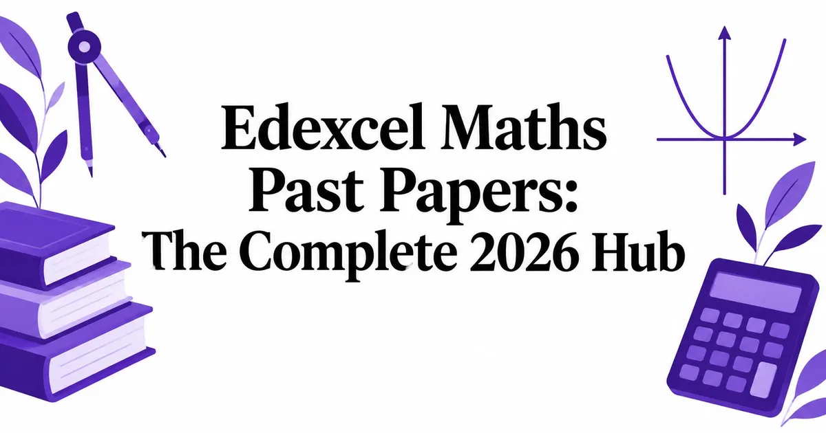 Illustration for Edexcel Maths Past Papers: The Complete 2026 Hub
