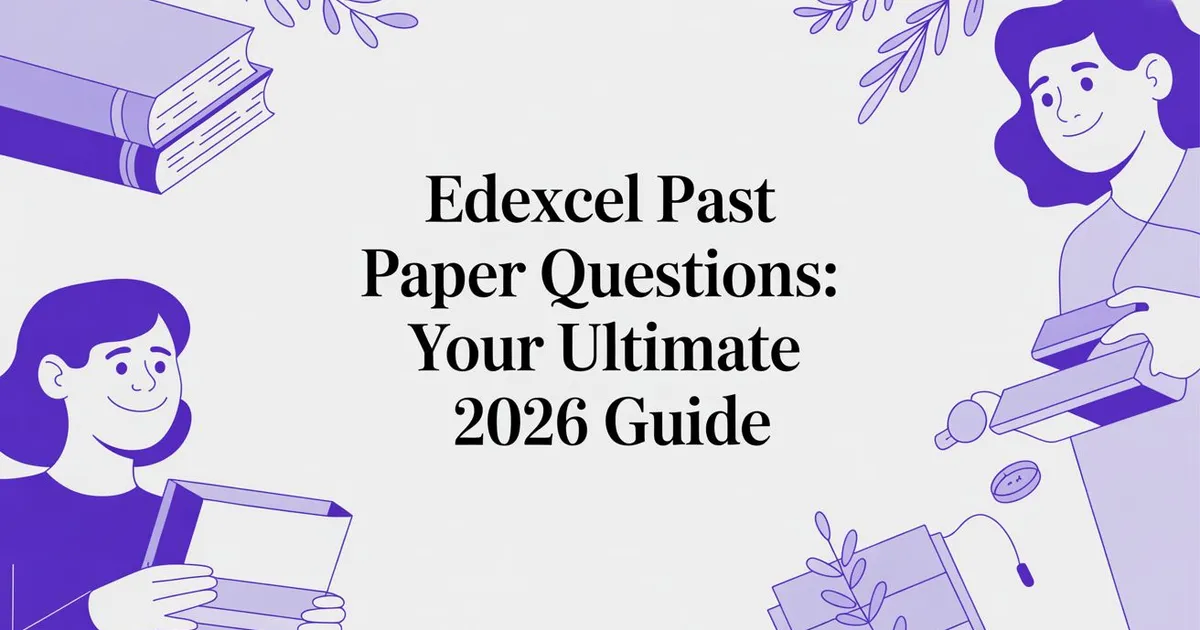 Illustration for Edexcel Past Paper Questions: Your Ultimate 2026 Guide