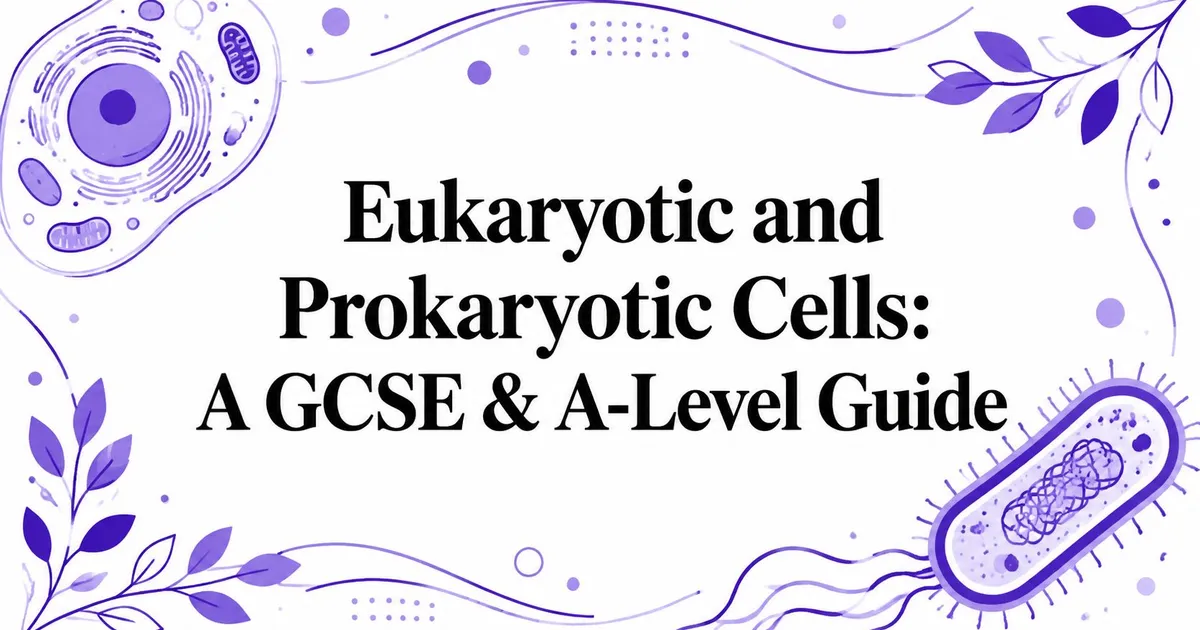 Illustration for Eukaryotic and Prokaryotic Cells: A GCSE & A-Level Guide