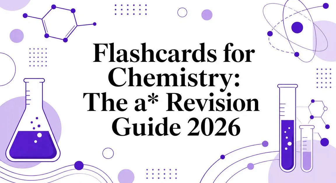 Illustration for Flashcards for Chemistry: The a* Revision Guide 2026