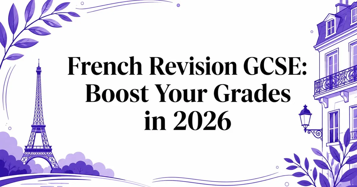 Illustration for French Revision GCSE: Boost Your Grades in 2026