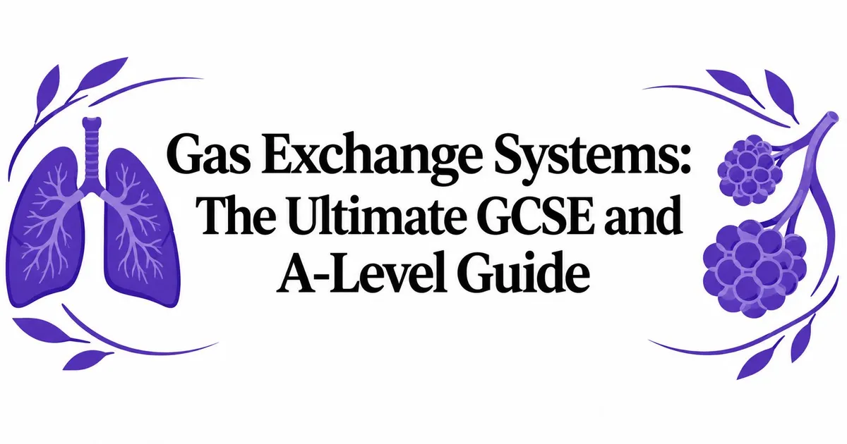 Illustration for Gas Exchange Systems: The Ultimate GCSE and A-Level Guide