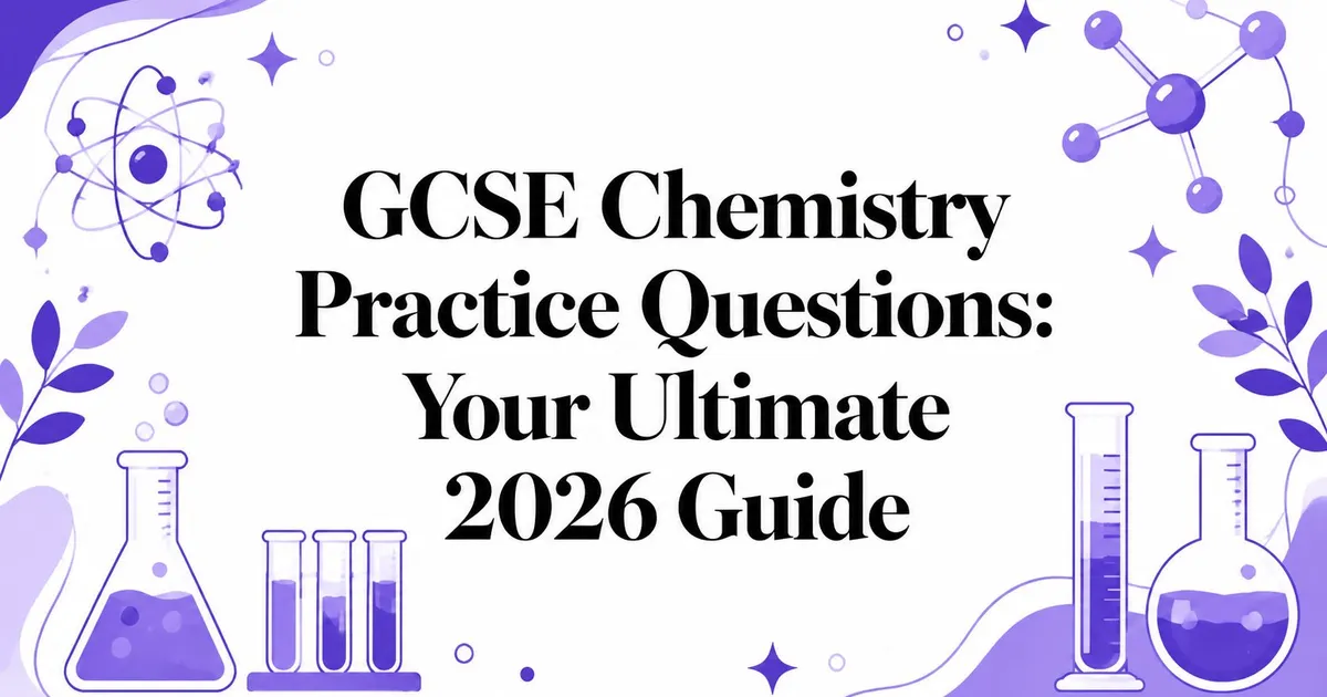 Illustration for GCSE Chemistry Practice Questions: Your Ultimate 2026 Guide