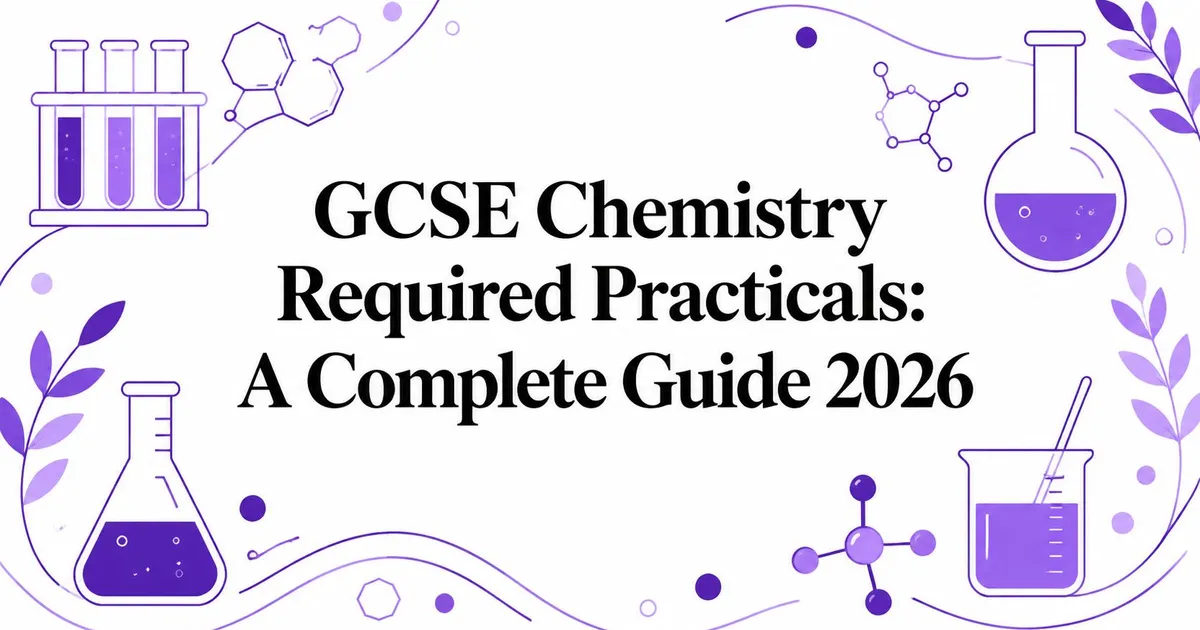 Illustration for GCSE Chemistry Required Practicals: A Complete Guide 2026