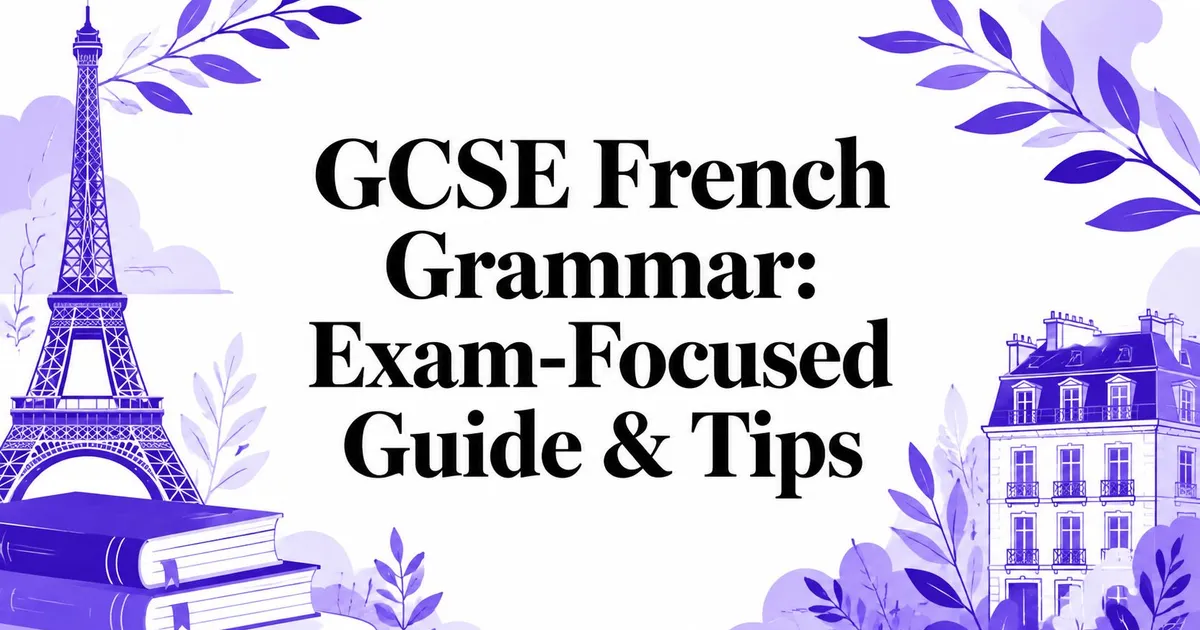 Illustration for GCSE French Grammar: Exam-Focused Guide & Tips