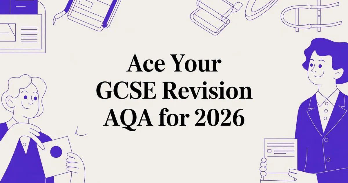 Illustration for Ace Your GCSE Revision AQA for 2026