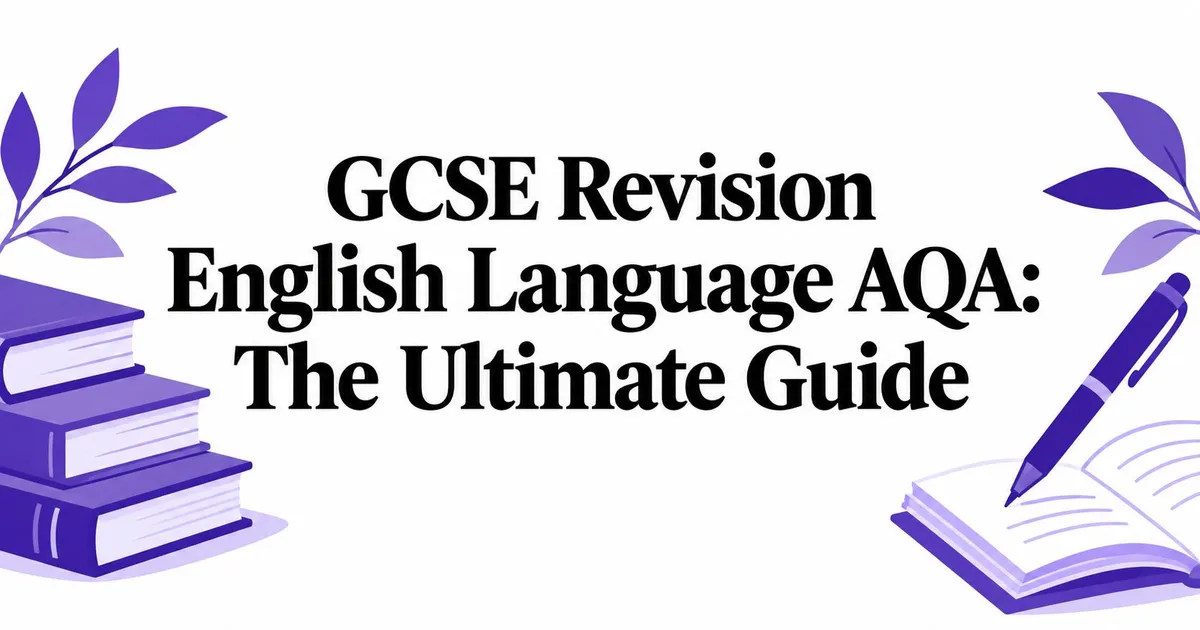 Illustration for GCSE Revision English Language AQA: The Ultimate Guide