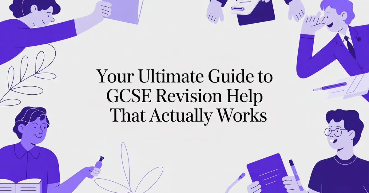 Illustration for Your Ultimate Guide to GCSE Revision Help That Actually Works