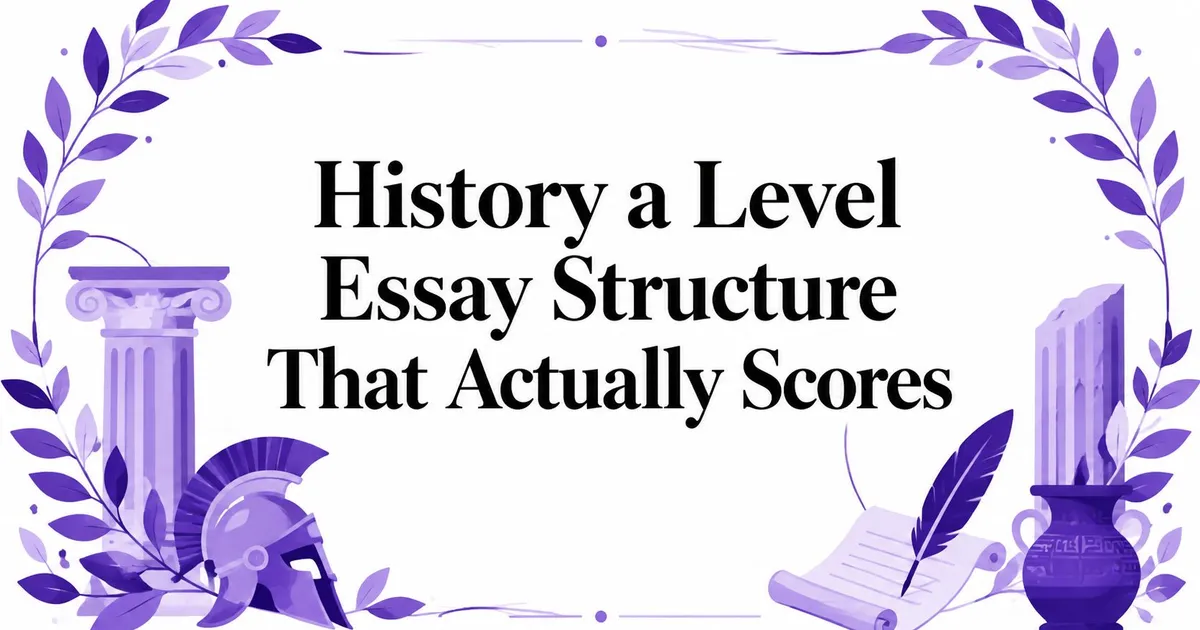 Illustration for History a Level Essay Structure That Actually Scores