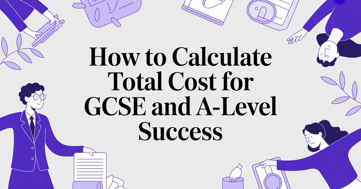 Illustration for How to Calculate Total Cost for GCSE and A-Level Success