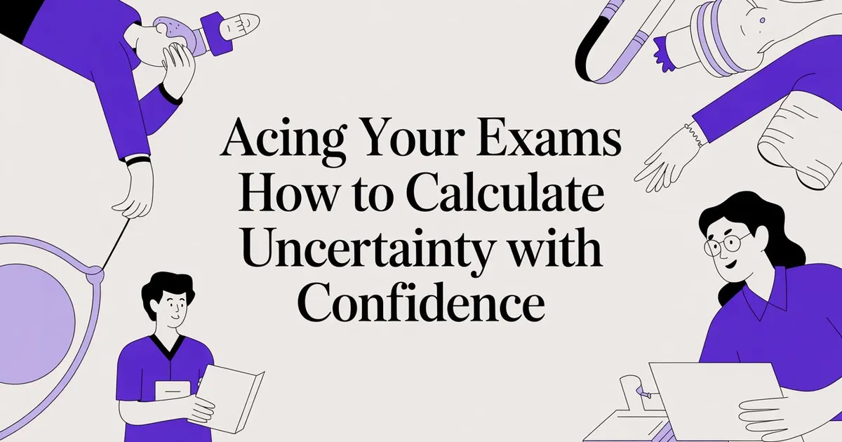 Illustration for Acing Your Exams: How to Calculate Uncertainty with Confidence