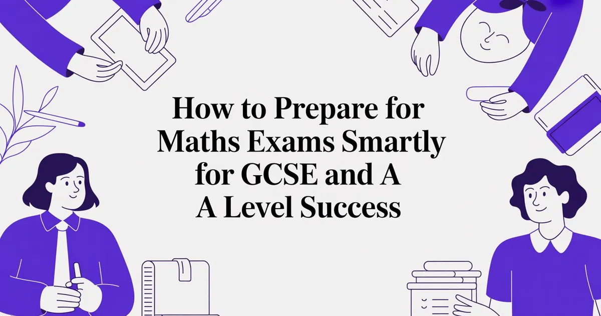 Illustration for How to Prepare for Maths Exams Smartly for GCSE and A Level Success