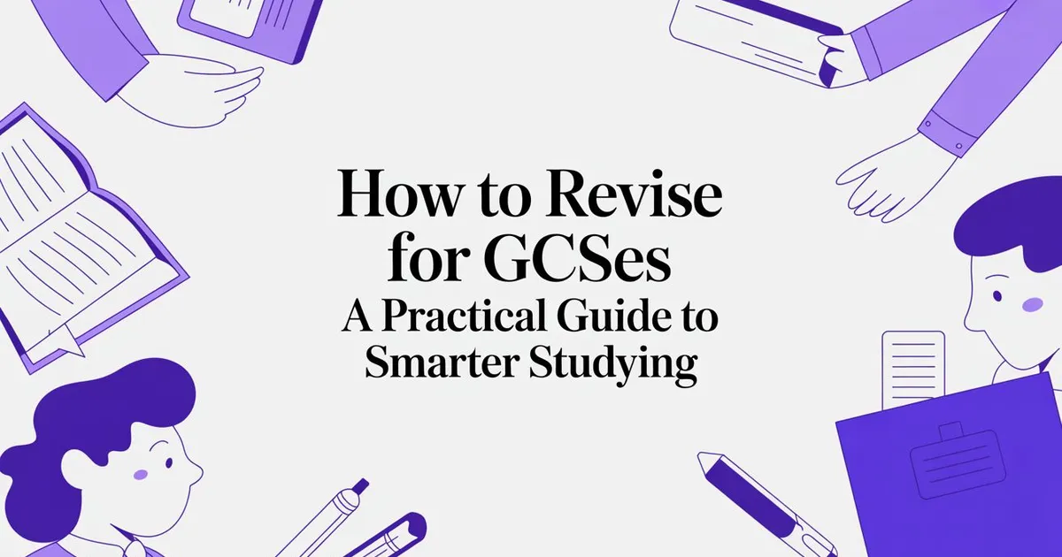 Illustration for How to Revise for GCSEs: A Practical Guide to Smarter Studying
