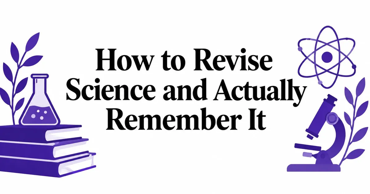 Illustration for How to Revise Science and Actually Remember It