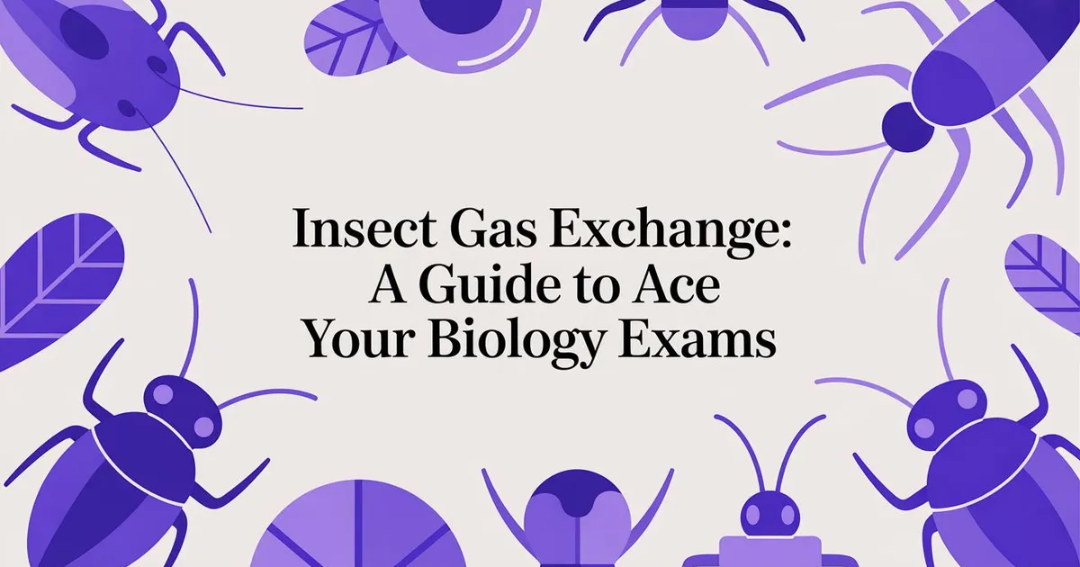 Illustration for Insect Gas Exchange: A Guide to Ace Your Biology Exams