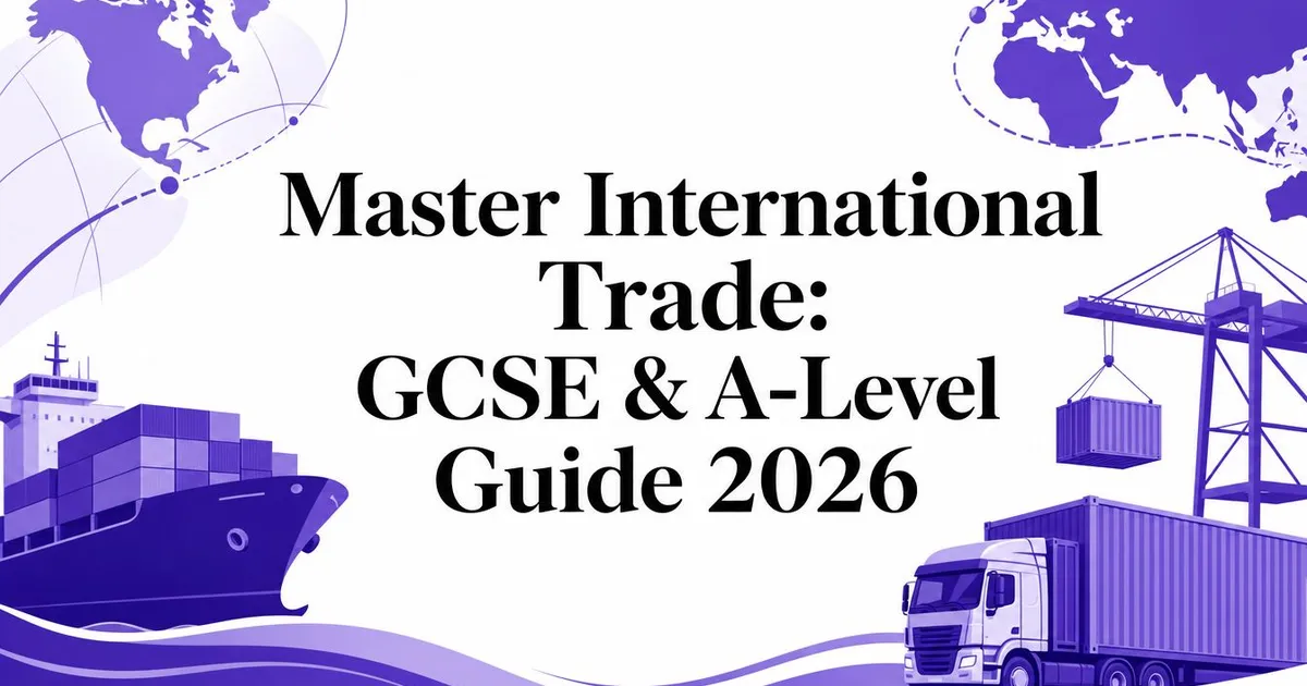 Illustration for Master International Trade: GCSE & A-Level Guide 2026