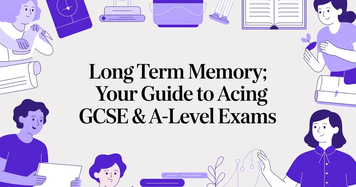 Illustration for Long Term Memory: Your Guide to Acing GCSE & A-Level Exams