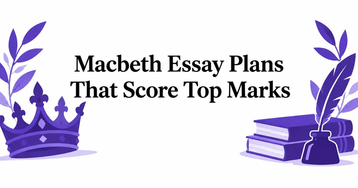Illustration for Macbeth Essay Plans That Score Top Marks