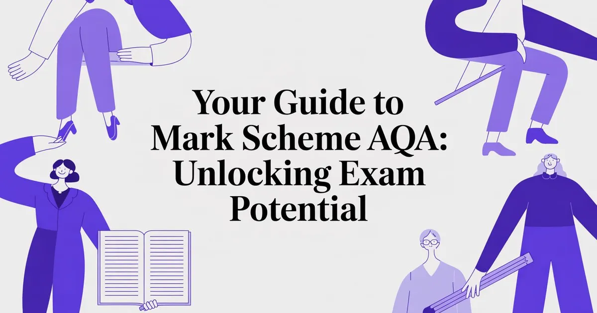 Illustration for Your Guide to AQA Mark Schemes: Hacking Your Exams for Top Grades