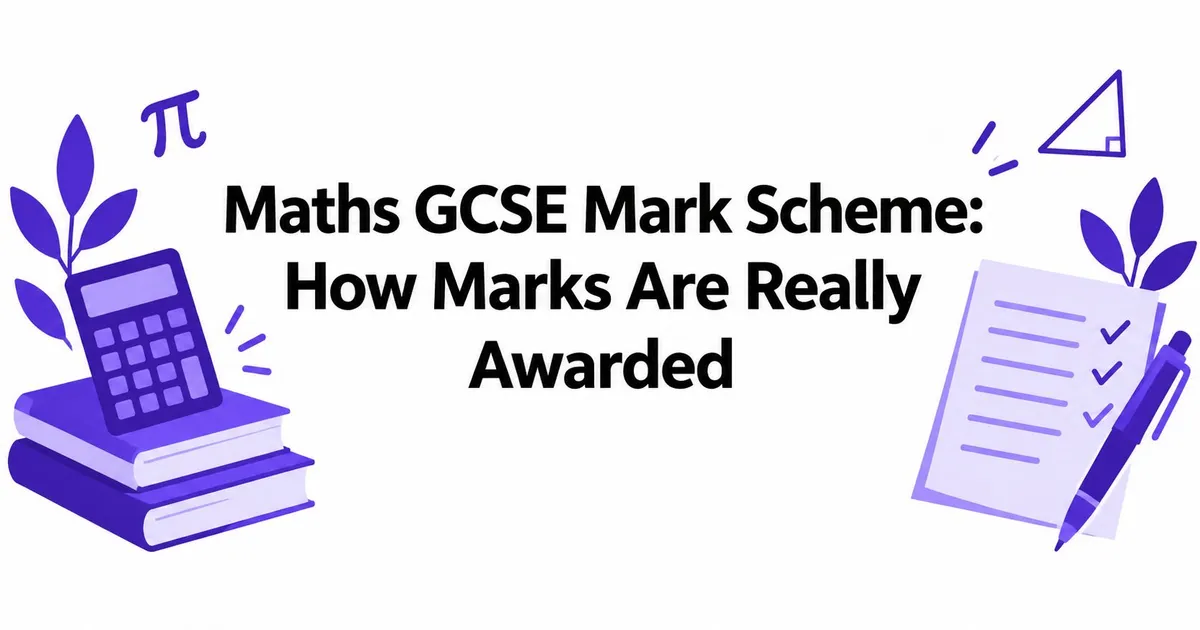 Illustration for Maths GCSE Mark Scheme: How Marks Are Really Awarded