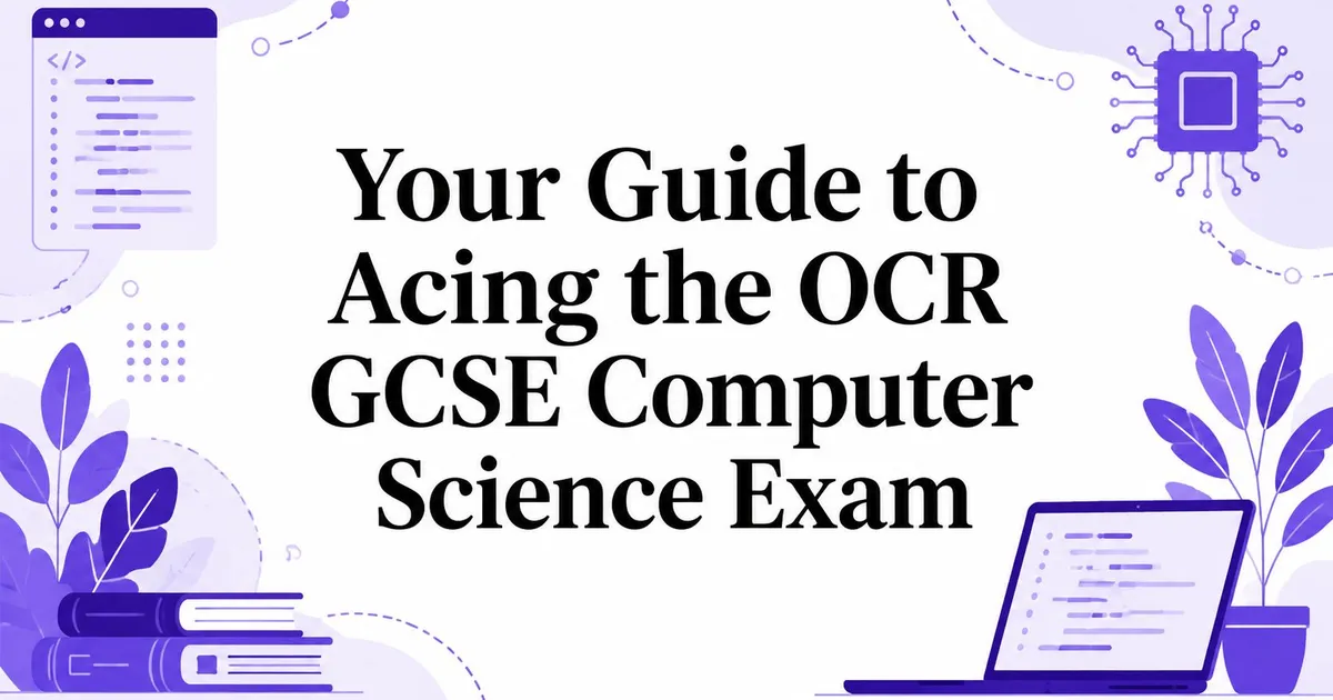 Illustration for Your Guide to Acing the OCR GCSE Computer Science Exam