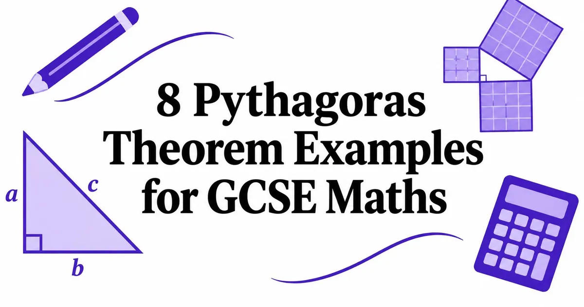 Illustration for 8 Pythagoras Theorem Examples for GCSE Maths