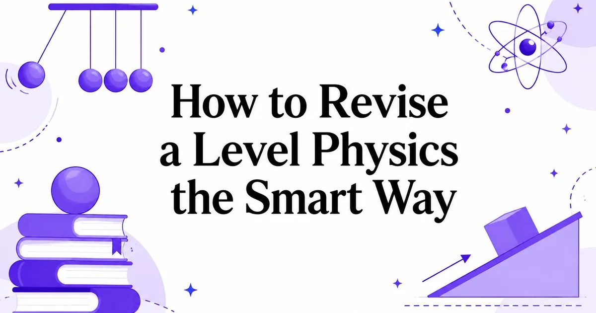 Illustration for How to Revise a Level Physics the Smart Way