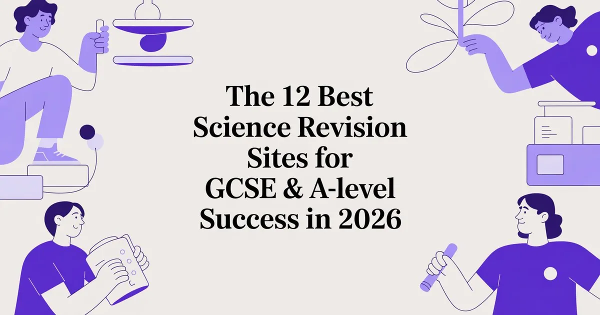 Illustration for The 12 Best Science Revision Sites for GCSE & A-Level Success in 2026