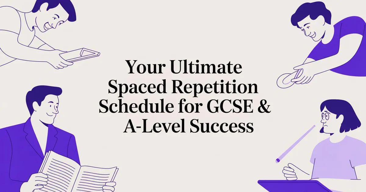 Illustration for Your Ultimate Spaced Repetition Schedule for GCSE & A-Level Success