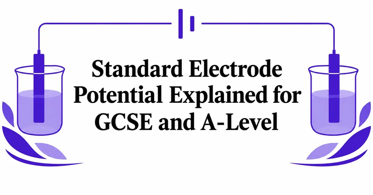 Illustration for Standard Electrode Potential Explained for GCSE and A-Level