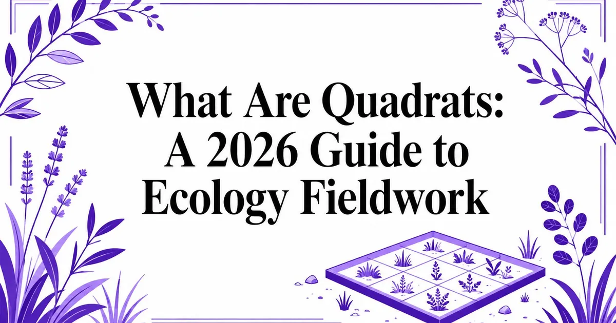 Illustration for What Are Quadrats: A 2026 Guide to Ecology Fieldwork