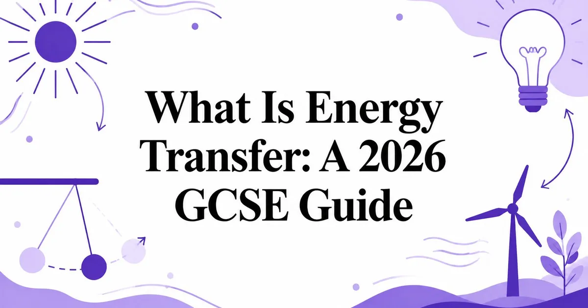 Illustration for What Is Energy Transfer: A 2026 GCSE Guide