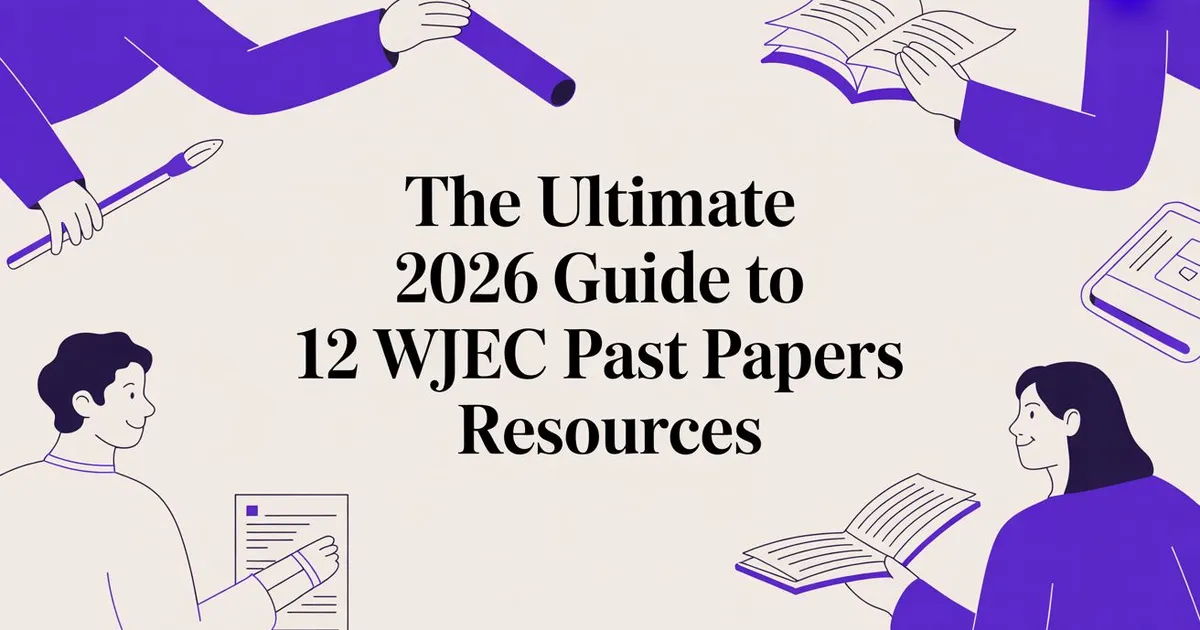 Illustration for The Ultimate 2026 Guide to 12 WJEC Past Papers Resources