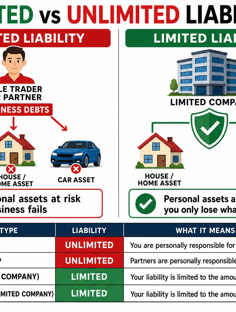 Limited vs Unlimited Liability