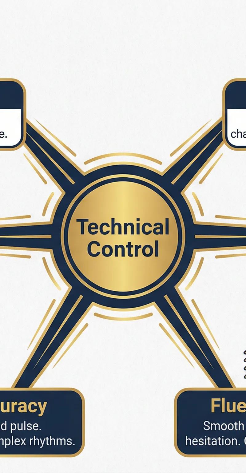 Key components of musical technical control.