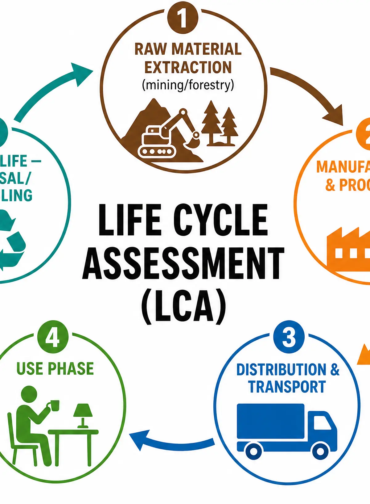 The 5 Stages of a Life Cycle Assessment